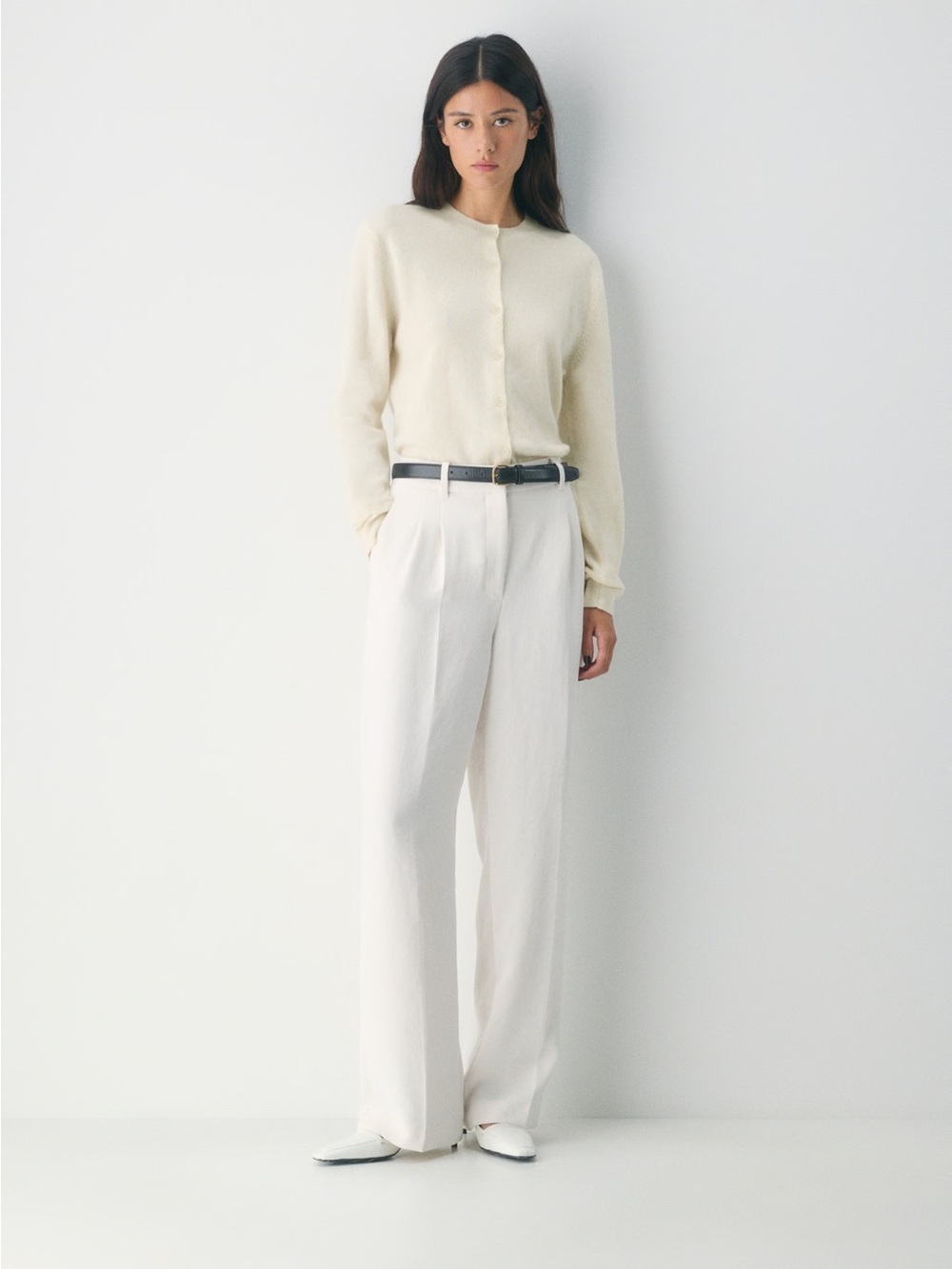 Aritzia Bare Cashmere Noteworthy Cardigan